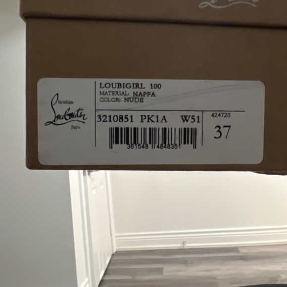Christian Louboutin size 37 nude heels - Picture 9 of 9